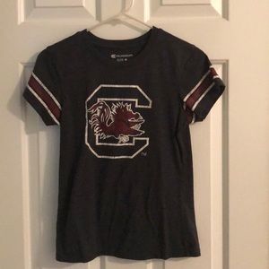 Short sleeve USC Gamecock womens fitted tee